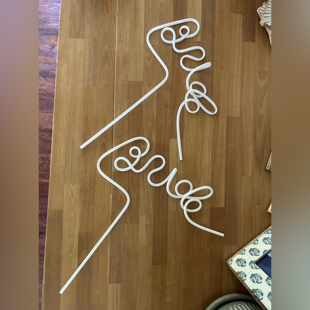 White Bride Drink Stirrers/Straws